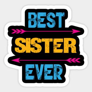 Best Sister Ever Sticker